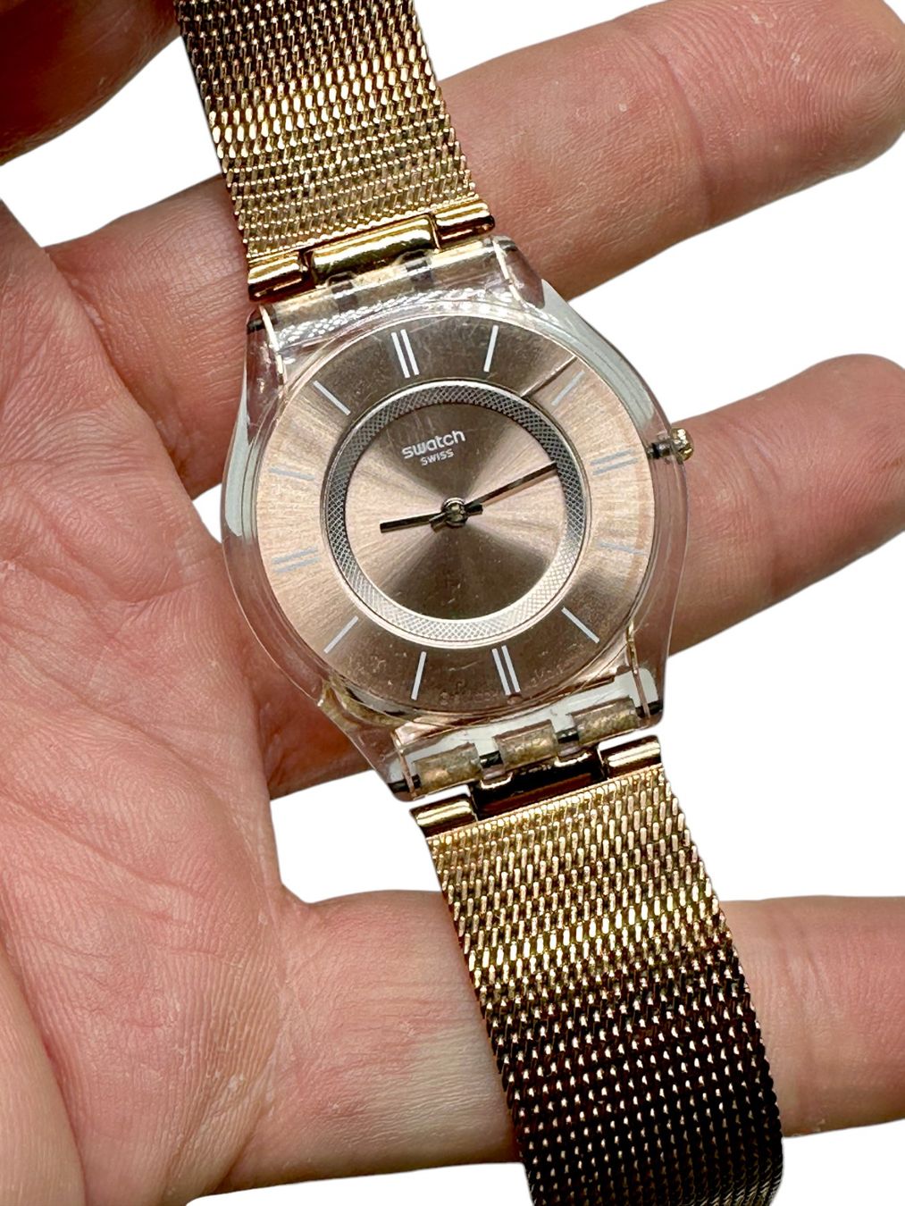 ○新品未使用○MOCHA IN MIND SS08K121M レディース ブラウン swatch 