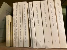 AEGYPTISCHES WÖRTERBUCH Konvolut 2-7 & Klein BELEGSTELLEN...
