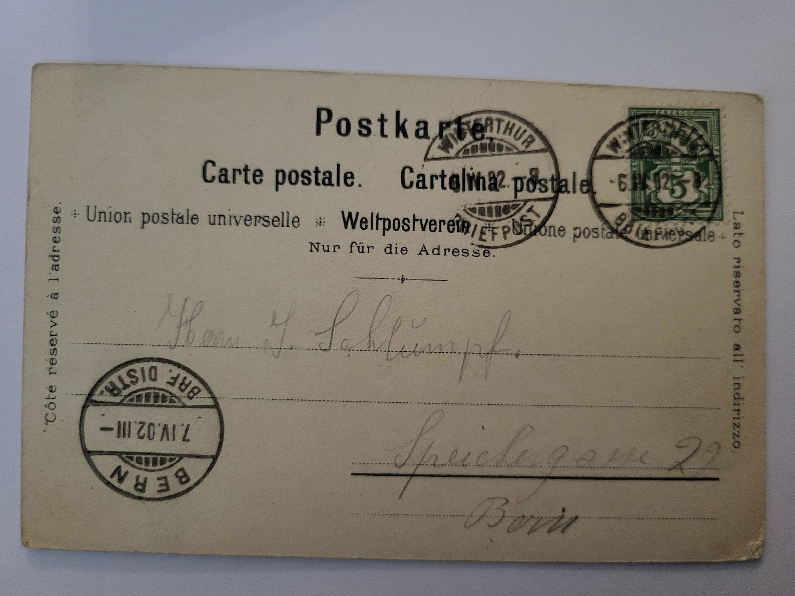 Cartoline postali: Alte Ansichtskarte Winterthur Bahnhof, Top Zustand! R4 – Usato da nunningen venduto da mic_88k2 1