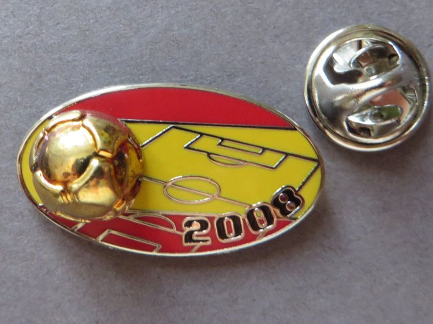 UEFA Placchette & Badge: PIN, FUSSBALL 2008 EM SPANIEN – Usato da Neuhausen venduto da luckimucki