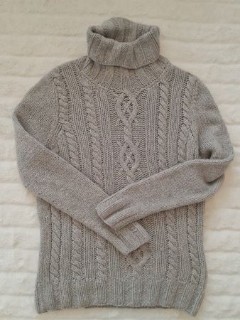 Pull GANT gris clair, taille S, en laine