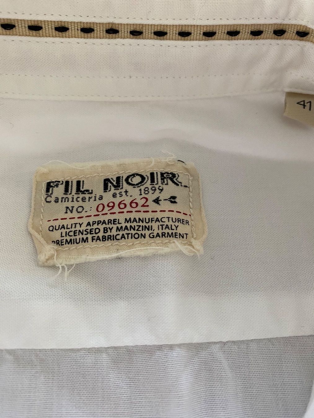 Camicie: Hemd von Fil Noir Grösse 41/L – Usato da Schwyz venduto da Trofana 3