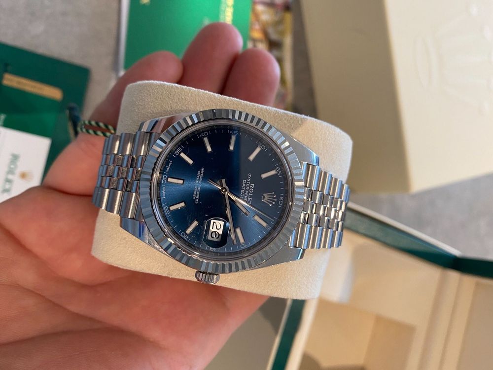 Rolex datejust best sale 41 jubilee blau