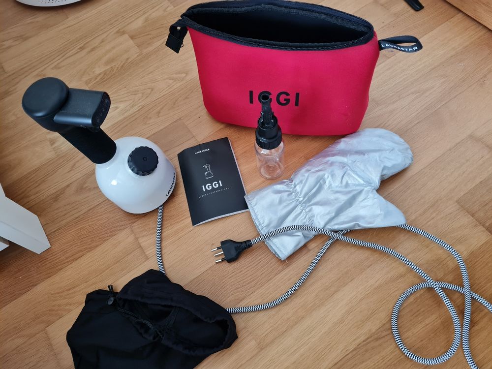 Défroisseur Vapeur Laurastar IGGI Blanc – 850W, 0,8L, 33g/min – Quasi Neuf