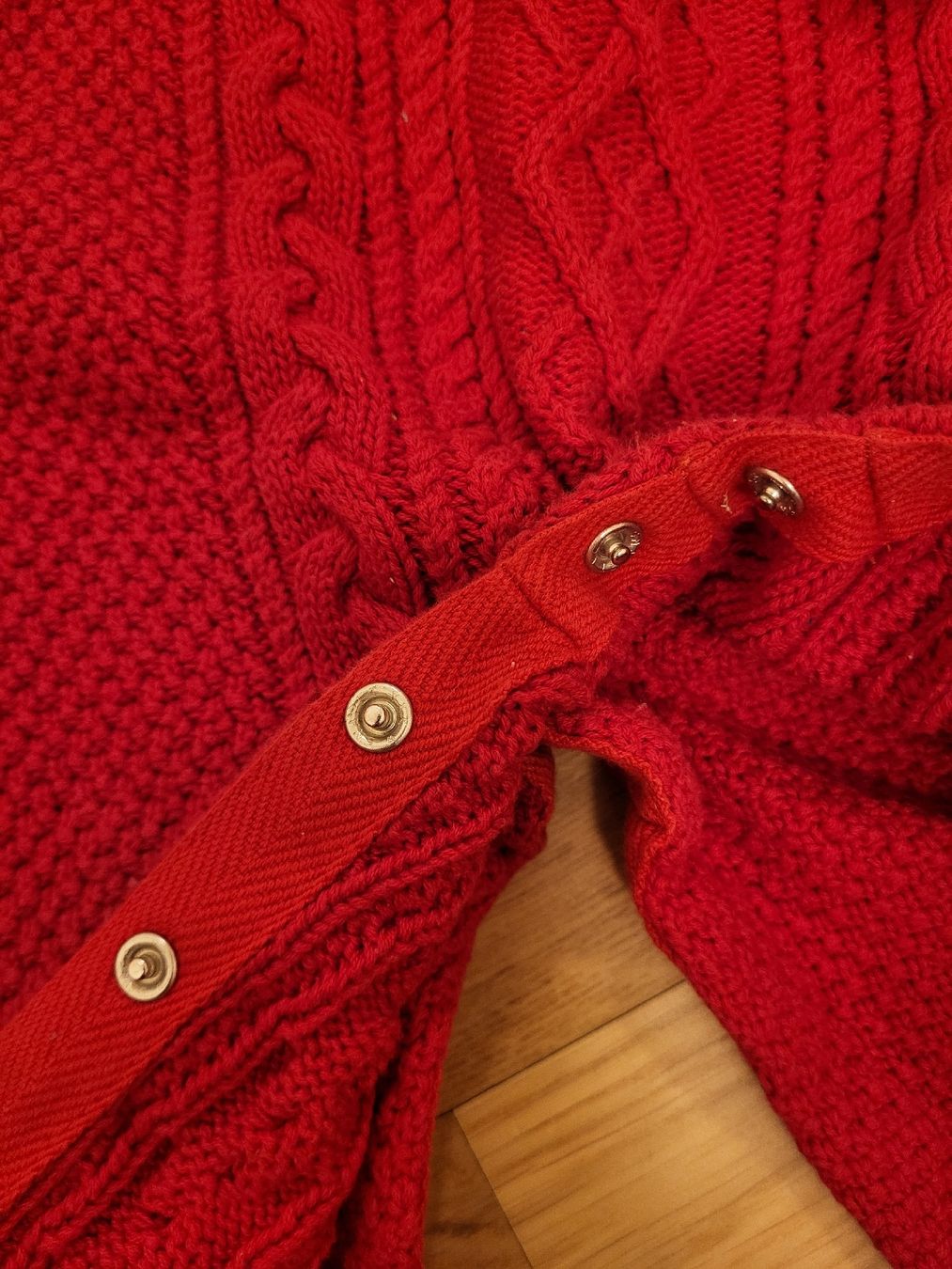 Hosen: Hochwerige Strick-Hose, Rot, Grösse 92 – Gebraucht aus Au ZH von Nena87 1