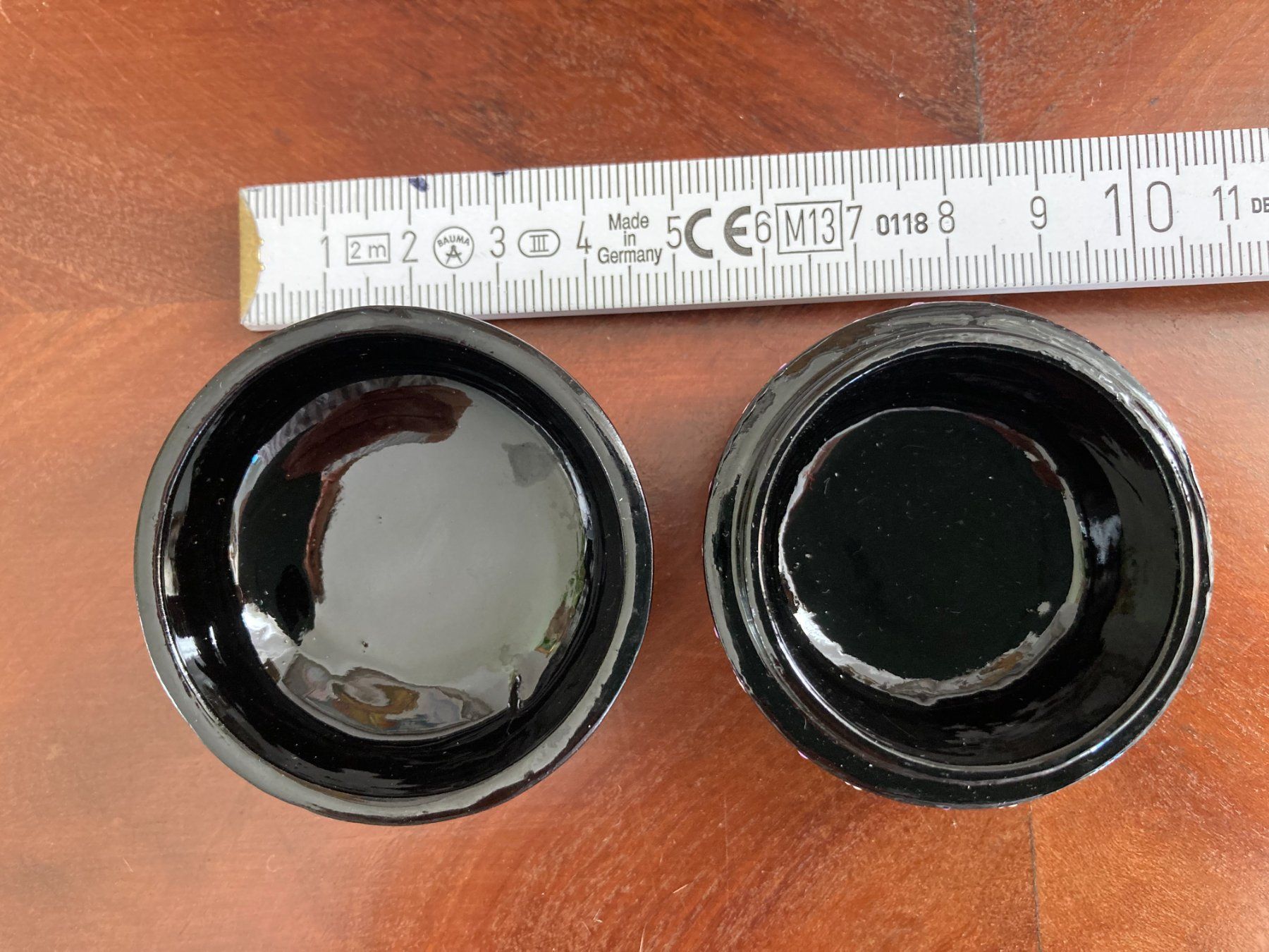 Tutte le decorazioni: Schwarzlackdose Schmuckdöschen Dose handbemalt – Usato da Subingen venduto da ArtBead 3