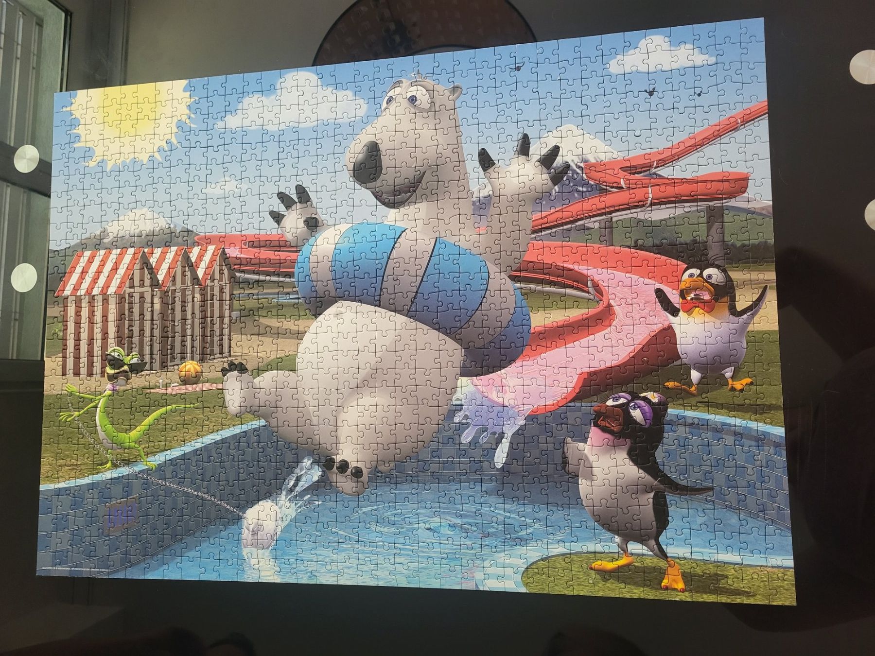 Ravensburger Puzzles: Puzzle 1000 Ravensburger Badi Rutsche Bernard – Gebraucht aus Boswil von i12i 3