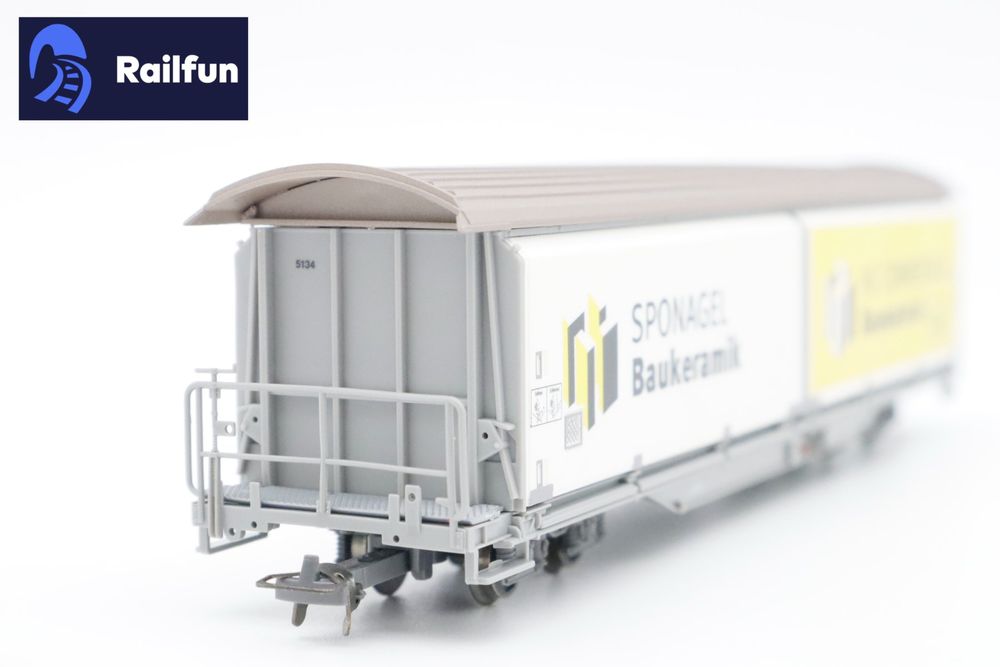 Bemo 2288 124 RhB Schiebewandwagen "HG" H0m DC 1
