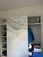 IKEA Pax Schrank zweiteilig mit Schiebetüren 