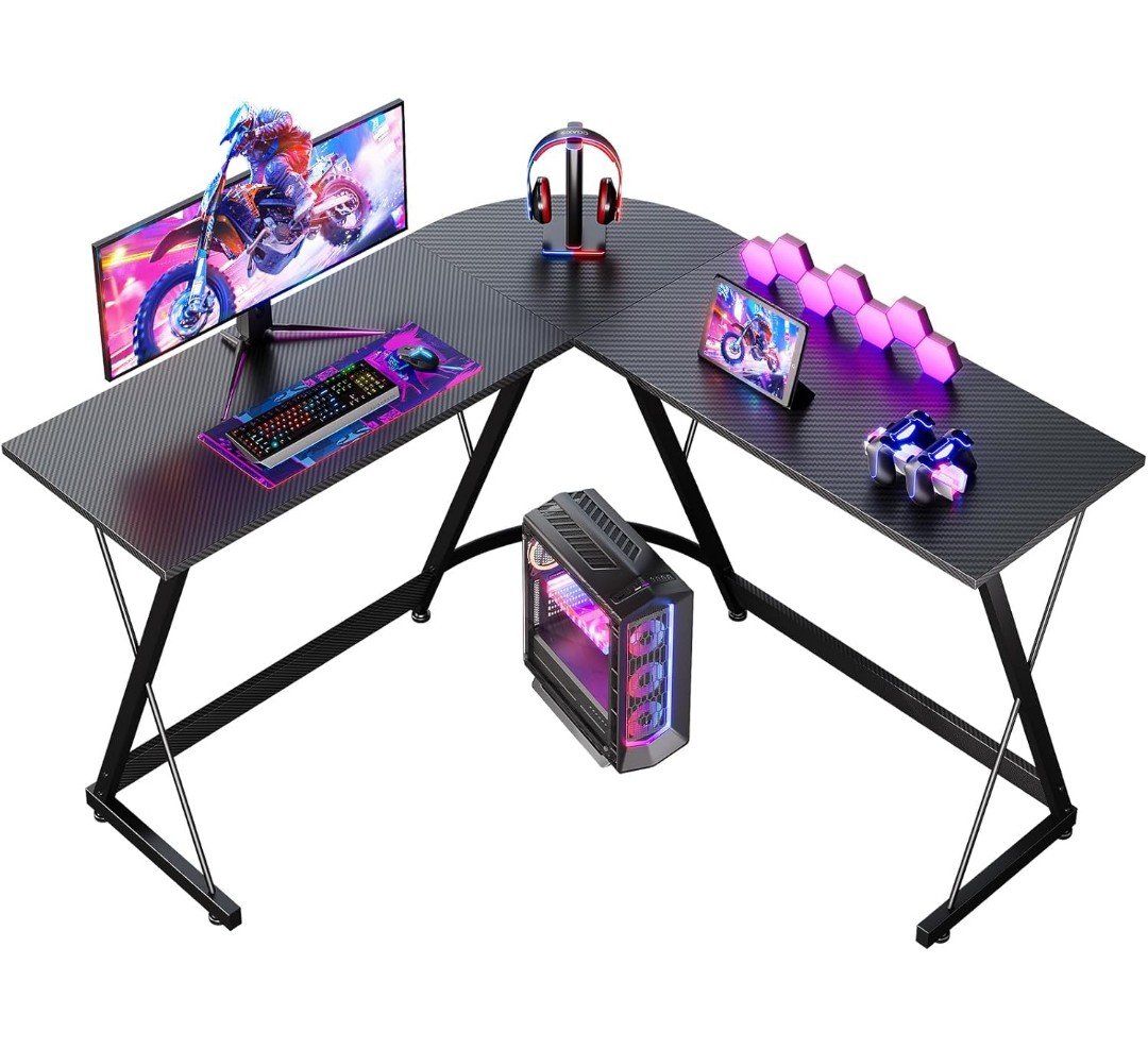 Scrivanie: ODK GAMING Tisch Carbon Optik.. Austellungsstück – Nuovo (secondo la descrizione) da Rapperswil /Be venduto da HS-Racing