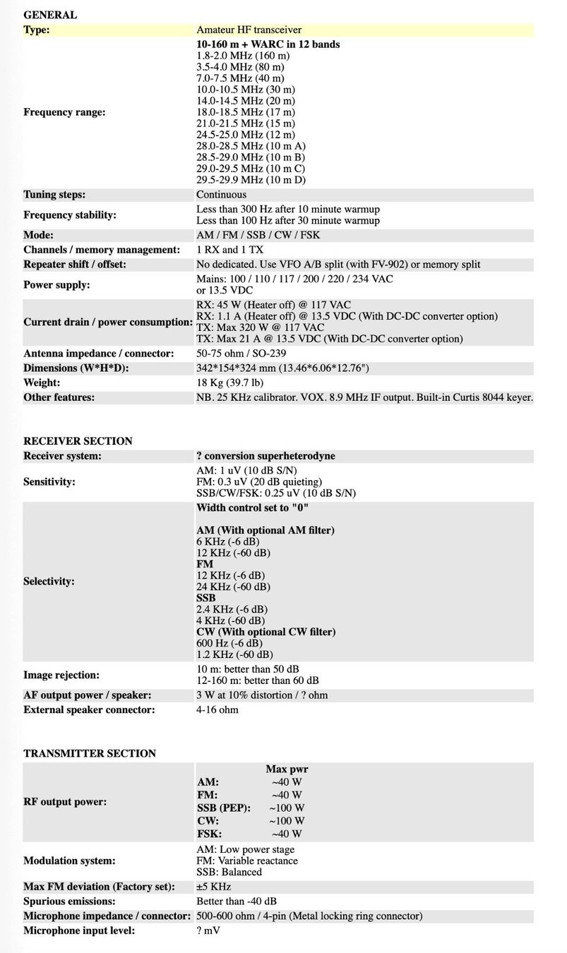 Yaesu Technique de radiocom: Sommerkamp / Yaesu FT-902DM – D'occasion à Zürich par J2O 6