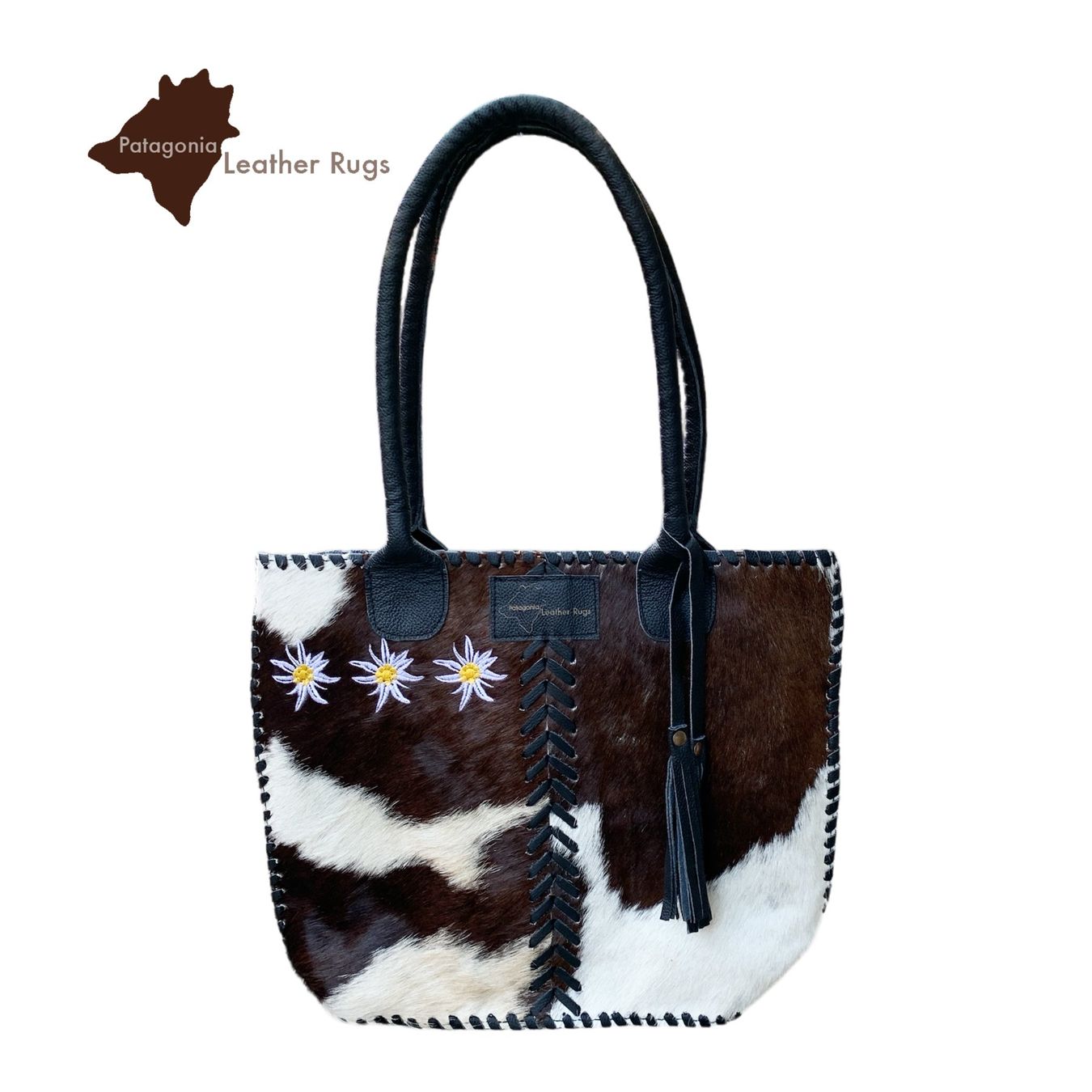 Borse da donna: Handtasche aus echtem Kuhfell Edelweiss – Nuovo e nell'imballaggio originale da Arbedo venduto da patagonialeatherrugs 3