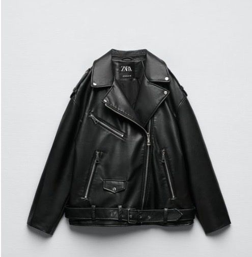 Zara Jacken: Zara OVERSIZE-JACKE AUS KUNSTLEDER Gr. L – Gebraucht aus Klingnau von Vdado
