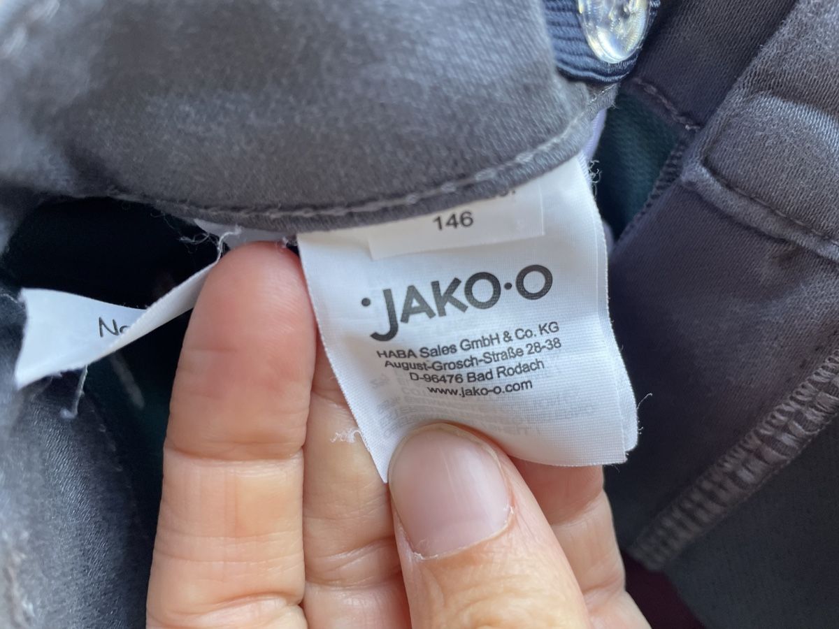 Jako-O Pantaloni: Hosen JAKO-O Patchwork Grösse 146 Regular Fit neu!! – Nuovo (secondo la descrizione) da Bern venduto da brup 4
