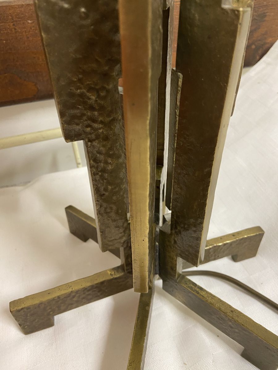 Lampen: Designer  Angelo Brotto Bronze Tischlampe  – Gebraucht aus Dietikon von brocki-eyra 1