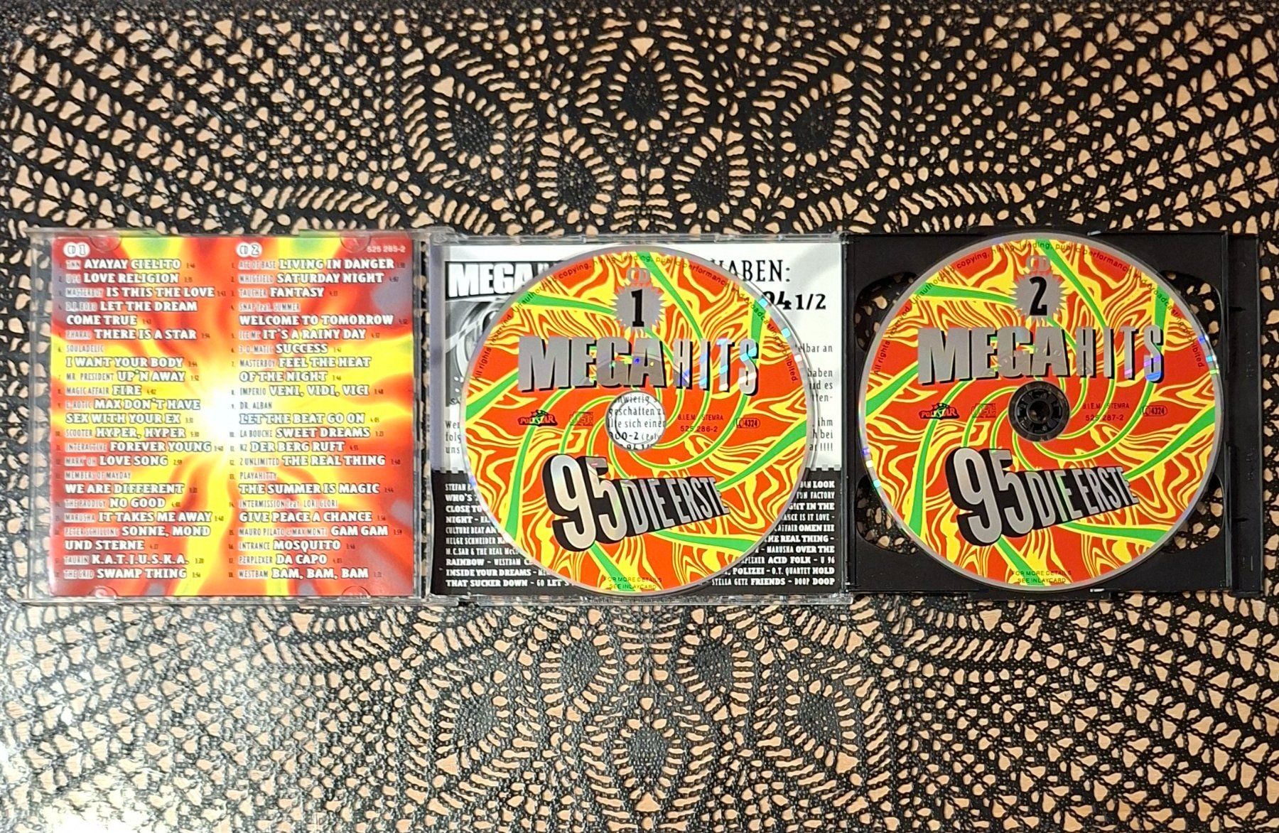 CD: Mega Hits 95 Die Erste, 2CD Pop Hit Compilation Sampler 1995 – Usato da Schönenberg TG venduto da breiti12 2