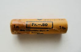 1 Rappen Original Münzrollen 1969, der Eidg. Münzstätte