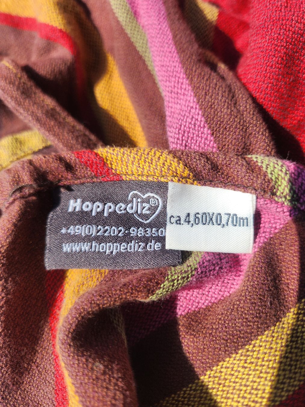 Hoppediz Bauch- & Rückentragen: 2 Babytragetücher mit Buch – Gebraucht aus Forch von ang_bhq6 6