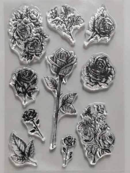 Timbri: Silikonstempel Nr.545, Pusteblumen, Löwenzahn – Nuovo e nell'imballaggio originale da Gretzenbach venduto da Fliegepilz56