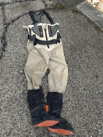 Gore-Tex Wathose Simms Gr. L Sommer Fischen Angeln Watfische
