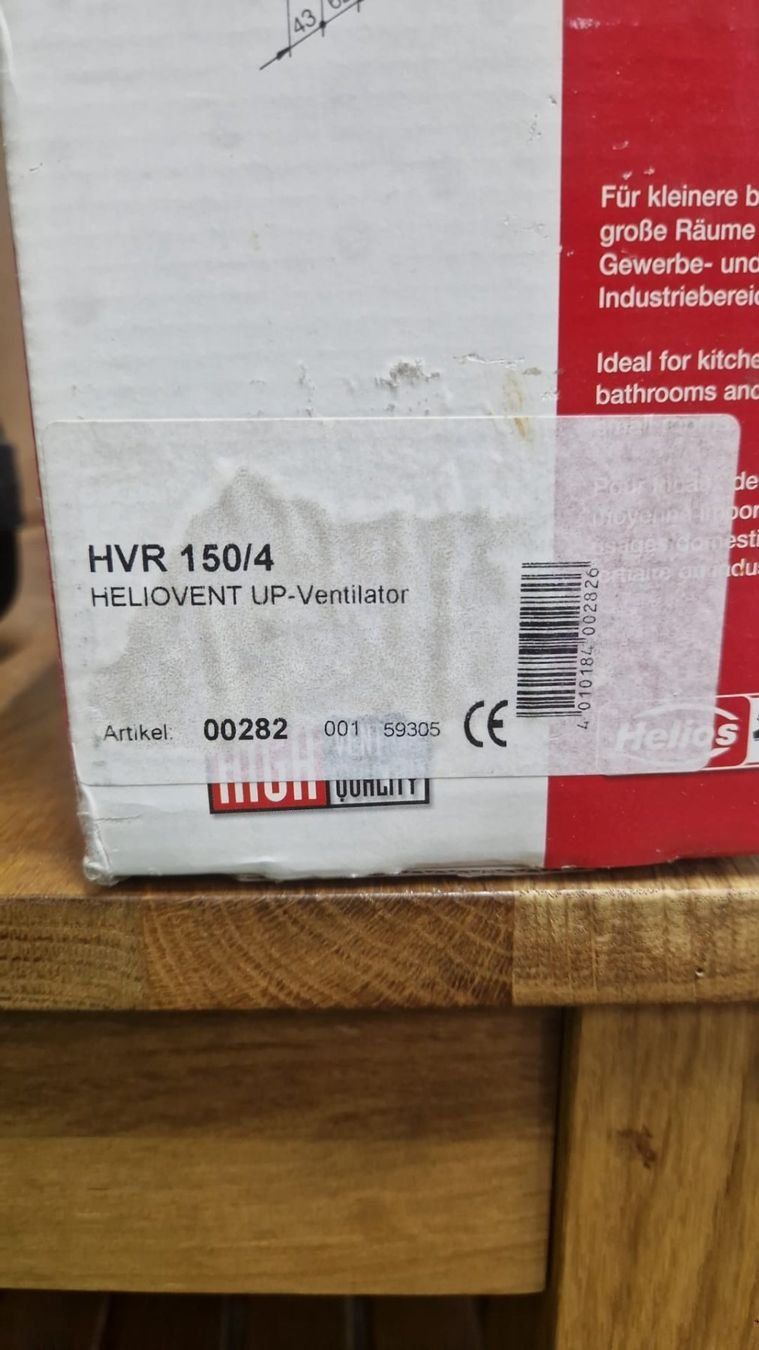 Helios Ventilatoren: Mini-Ventilator Helios 150/4 – Neu (gemäss Beschreibung) aus Bern von Yunkom 1