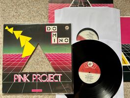 Pink Project Domino - Italo-Disco 2 LPs GEWASCHEN RARE