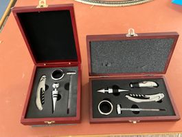 Sommelierset  2 Stück in Holzschatulle neu
