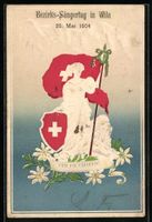 Präge-AK Wila, Bezirks-Sängertag 1904,