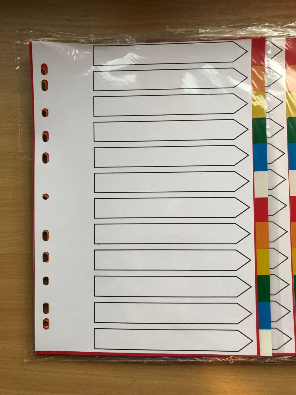 Raccoglitori: 5er-Set Plastikregister 12-teilig – Nuovo e nell'imballaggio originale da Buchs SG venduto da Handyman77 1