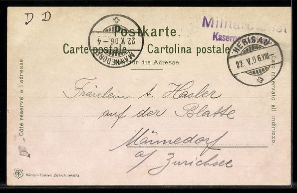 Cartoline postali: AK Herisau, Teilansicht – Usato da Berlin venduto da bartko-reher 1