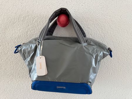 Handtasche Camper (Japan), grau-blau, neu