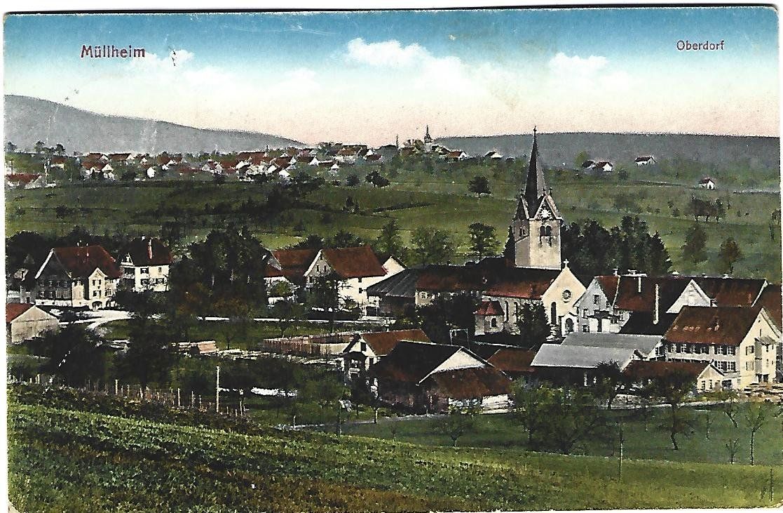 Cartoline postali: Müllheim Dorfansicht – Usato da Wetzikon ZH venduto da Brulu100