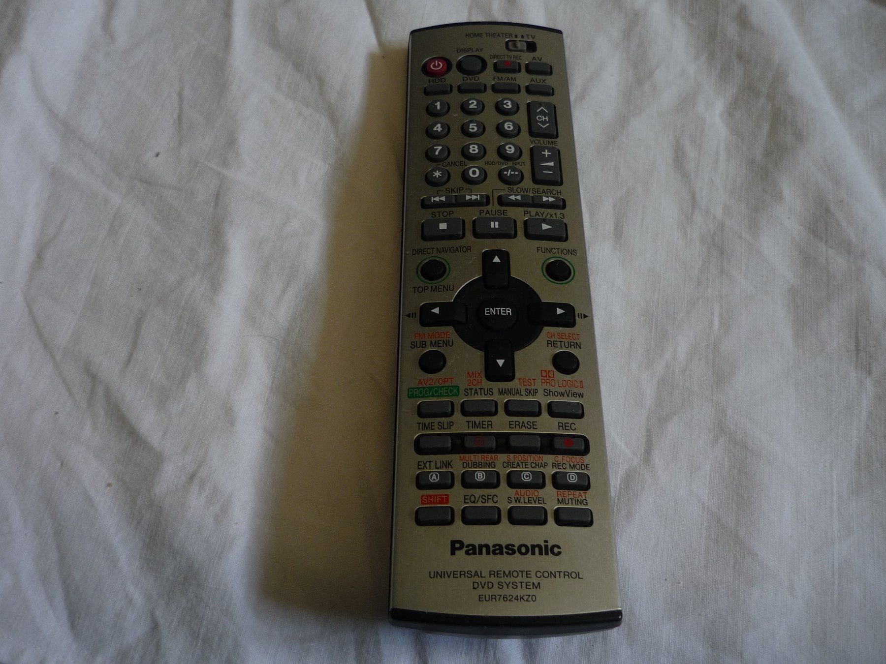 Panasonic Telecomandi: Fernbedienung Panasonic DVD Remote control EUR7624KZ0 – Usato da Beringen venduto da Flatretriever
