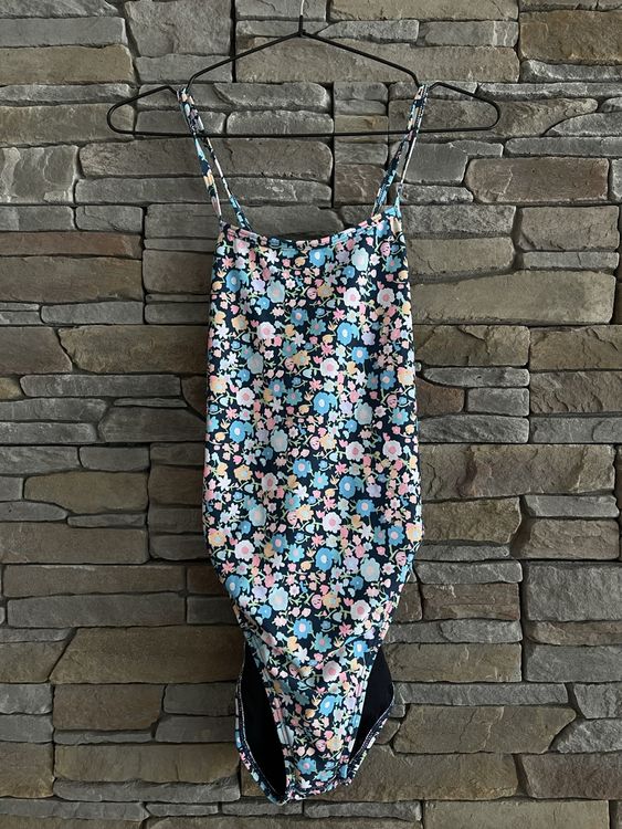 Short Esprit Femme ESPRIT Cve AOP Maillot De Bain Tunique Pour Femme, Ink 3, S Maillot De Bain Esprit