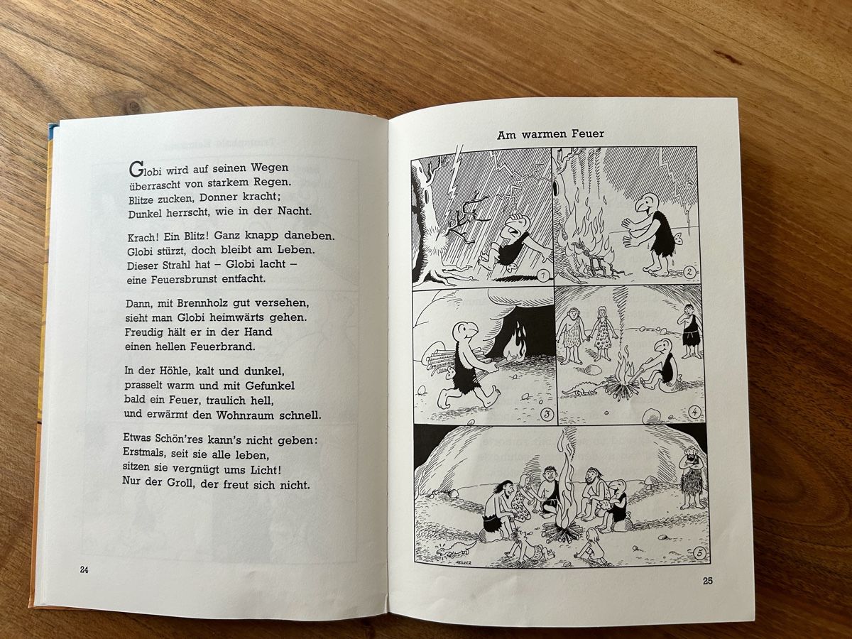 Bücher: Globi-Buch: Globi bei den Höhlenbrwohnern – Gebraucht aus Zürich von Mary8044 2
