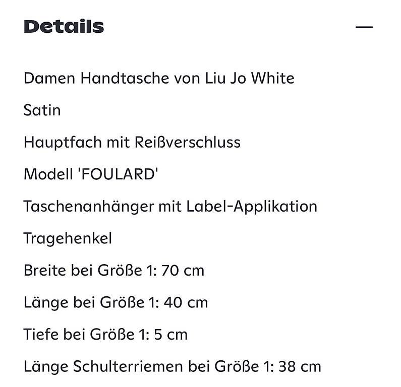 Borse da donna: Liu Jo Tasche "Foulard" – Usato da Wettingen venduto da Whilma 4