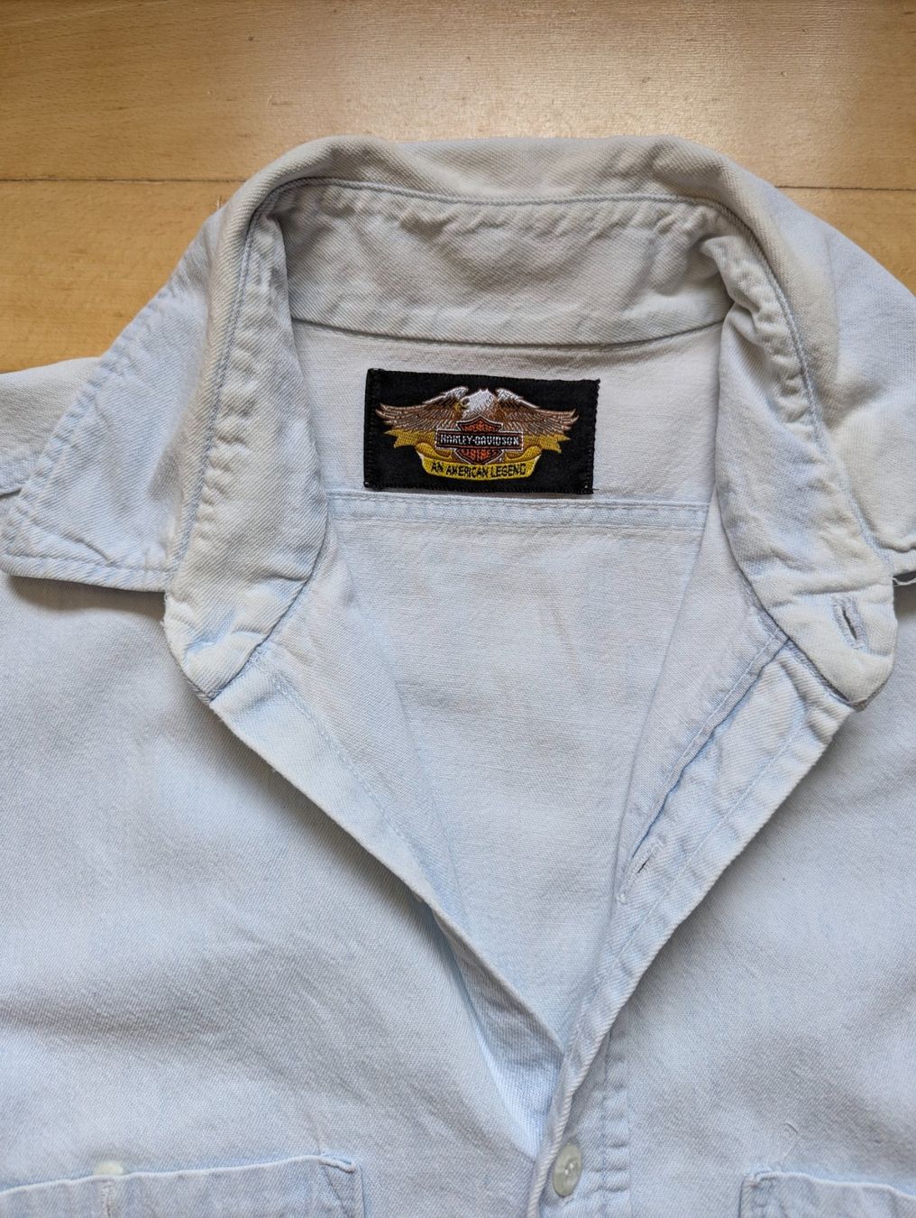 Camicie: Harley-Davidson Jeanshemd  Vintage Grösse M – Usato da Unterengstringen venduto da Olifant4 2