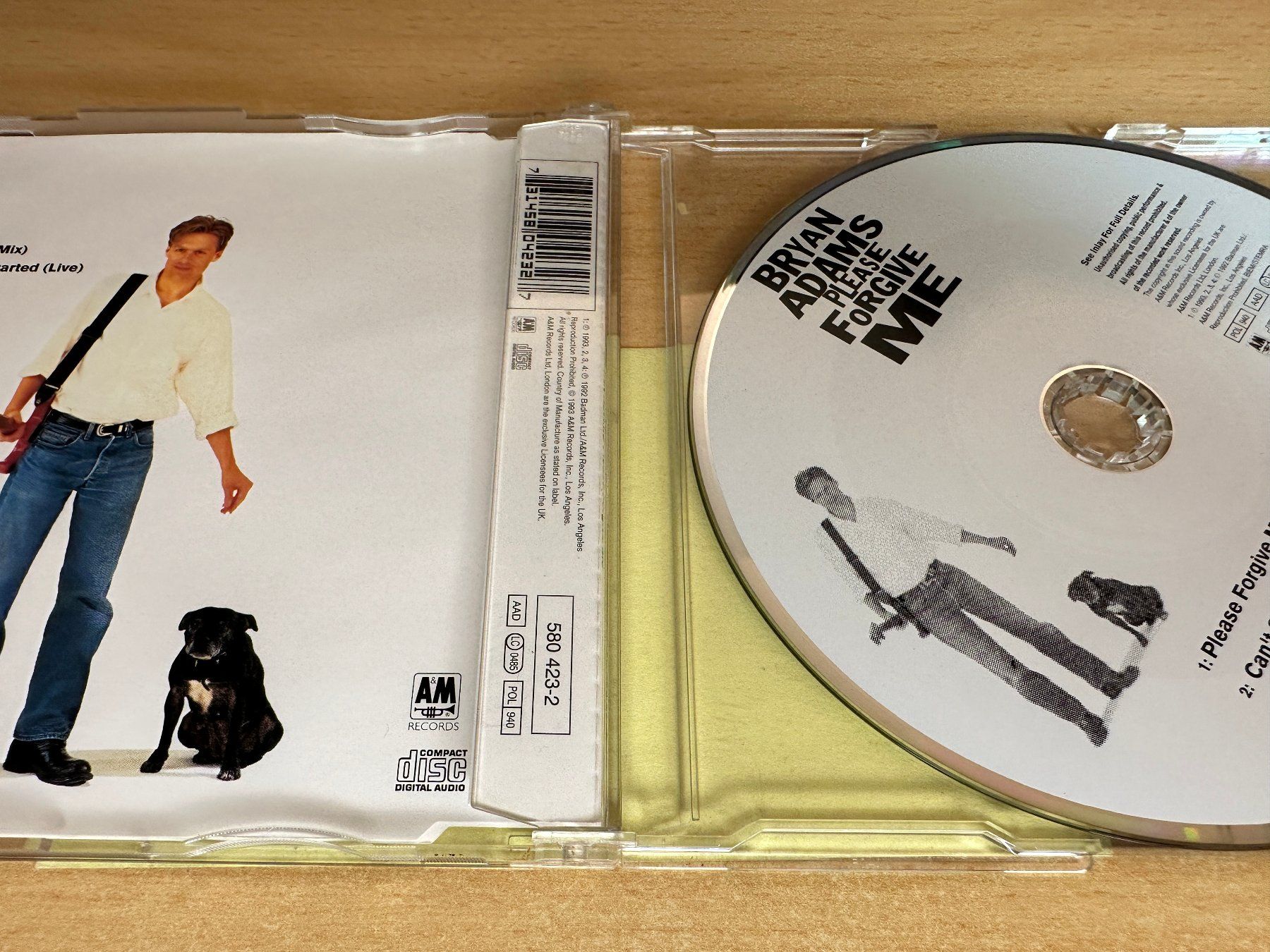 CD: Bryan Adams – Please Forgive Me - Single CD – Usato da Rikon im Tösstal venduto da Alpenmutz 1