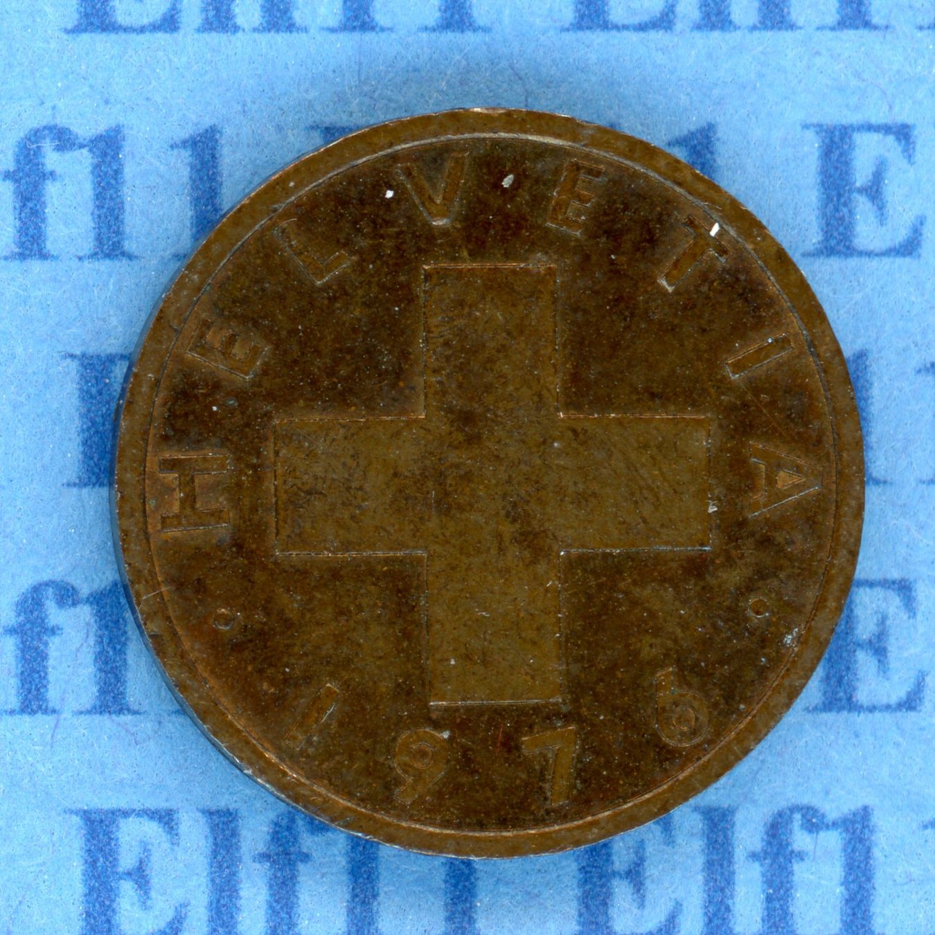 Alle Münzen: CHF___0.01 1976 -vz 1 Rappen – Gebraucht aus Widnau von Elf11
