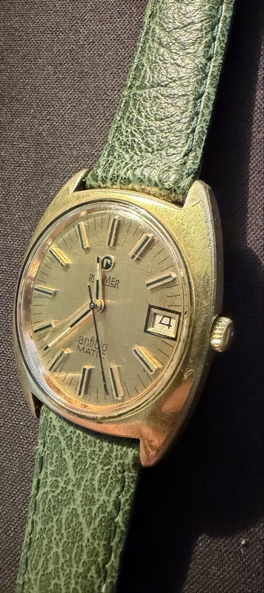 Orologi: Romer anfibio Matic Automatic Herrenuhr Goldfarben – Usato da Zürich venduto da Azzuki 4