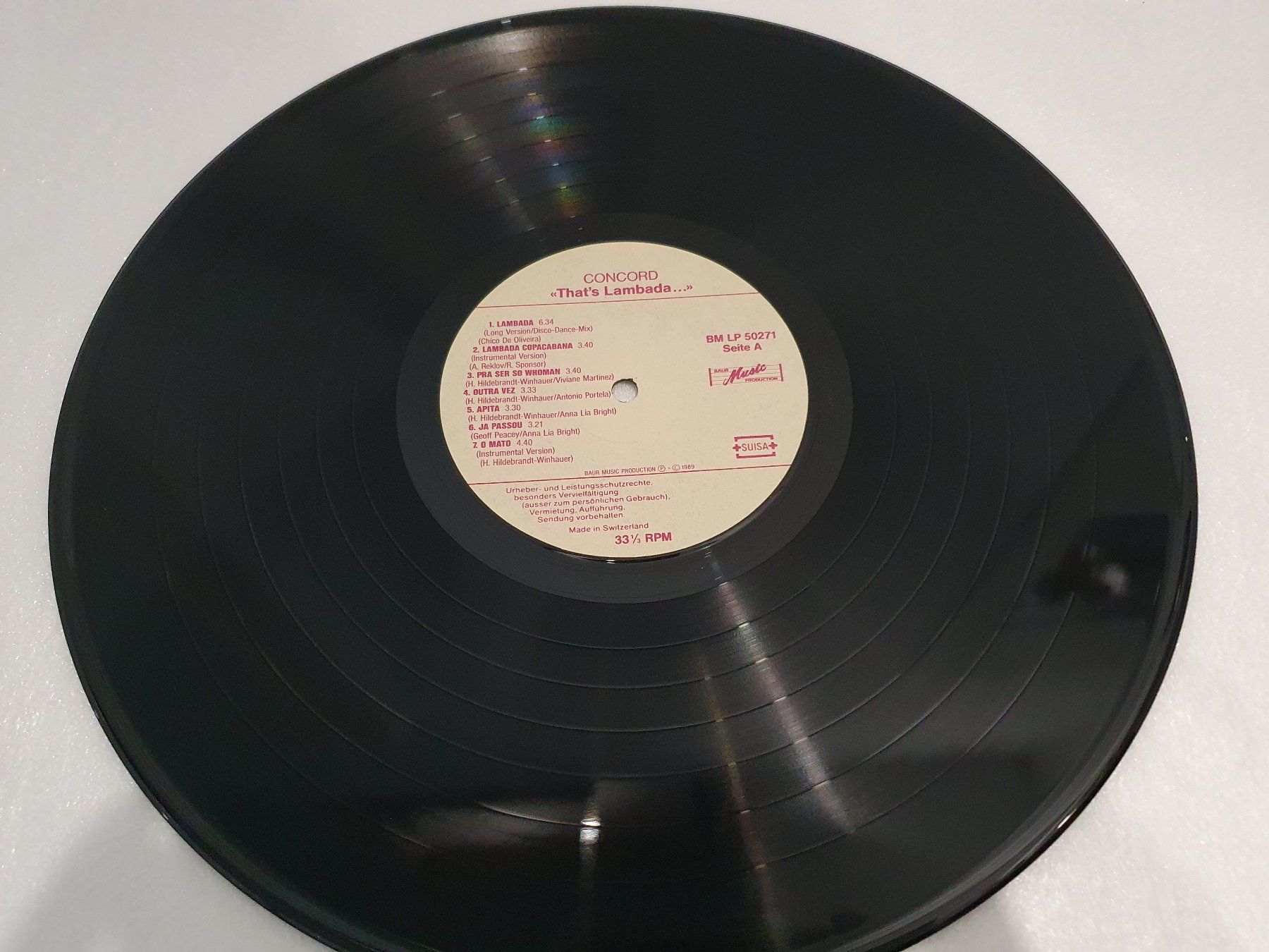 Schallplatten: Concord – That's Lambada – Gebraucht aus Uster von Vinyl-Leidenschaft 2