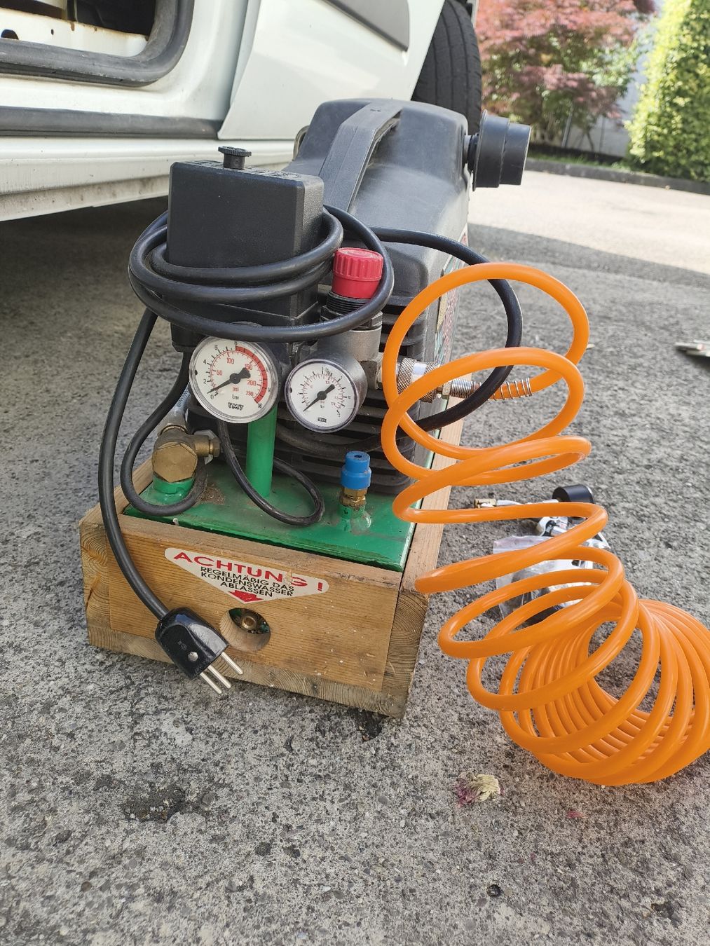 Kompressoren: Kompressor mit Schlauch und Pistole – Gebraucht aus Sattel von Orso33 1