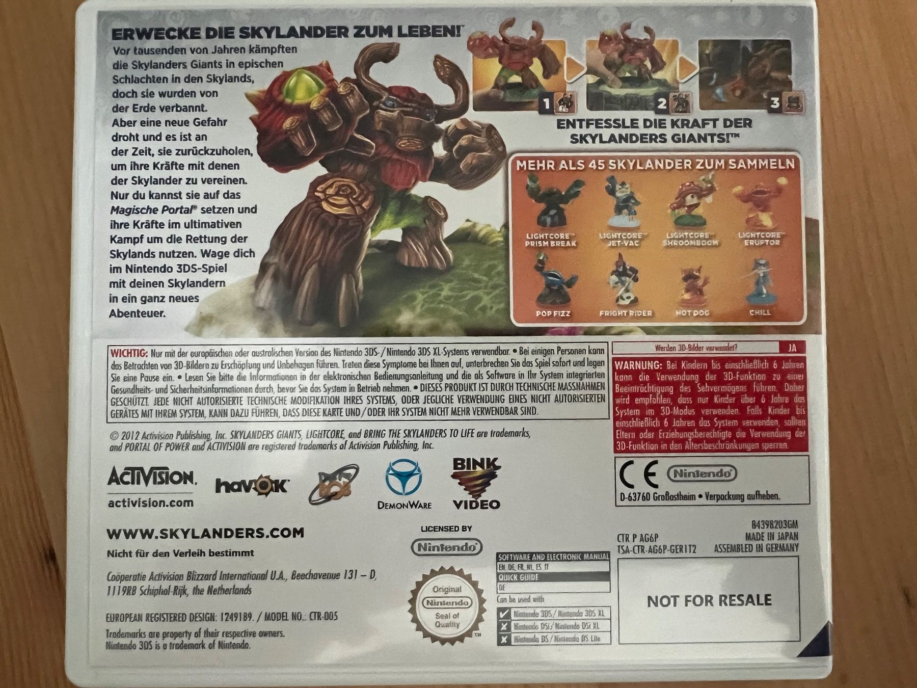Nintendo Giochi: Nintendo 3DS Skylanders Giants – Usato da st.gallen venduto da sophiephie 2
