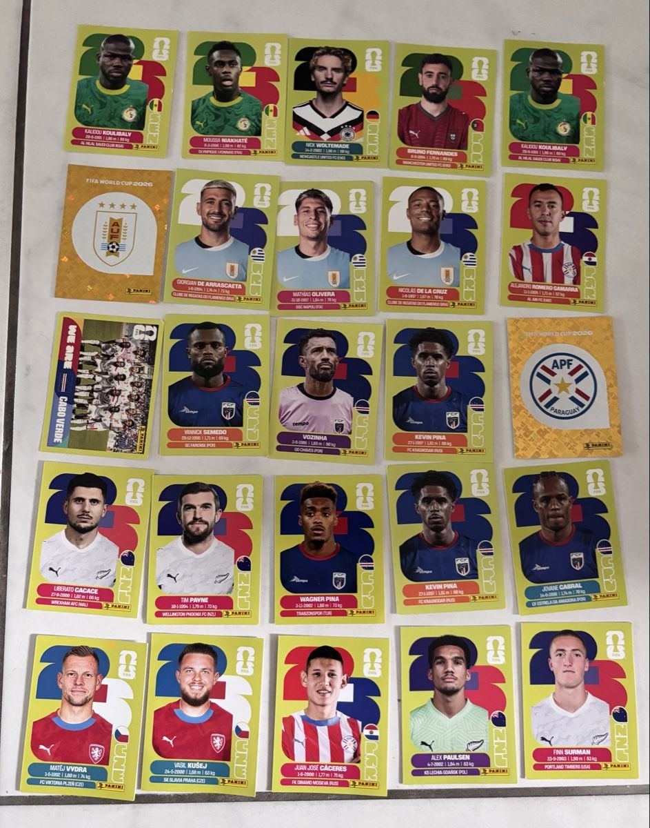 Panini Sammelbilder & Trading cards: 25 Paninis (Angebot Nr. 4) – Gebraucht aus Belp von Summer75