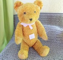 Teddybär antik mit Buckel 42 cm..50iger Jahre