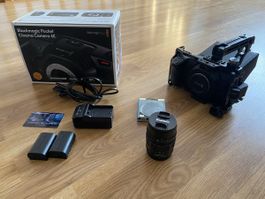 Kit complet BMPCC 4K + rig + Voigtländer (25mm f : 0.95 !)