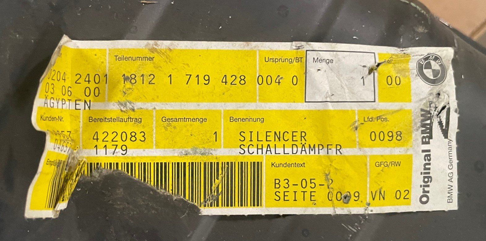 BMW Sistemi di scarico: BMW série 5 E34 525i Echappement – Nuovo (secondo la descrizione) da Satigny venduto da rfo59 5