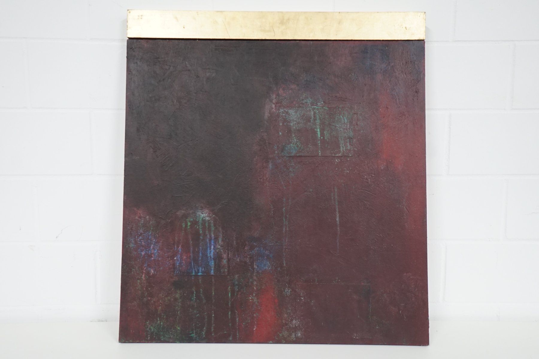 Dipinti: Abstraktes Gemälde - Signiert - 2013   - 61 x 68 – Usato da Volketswil venduto da brockipfannenstil