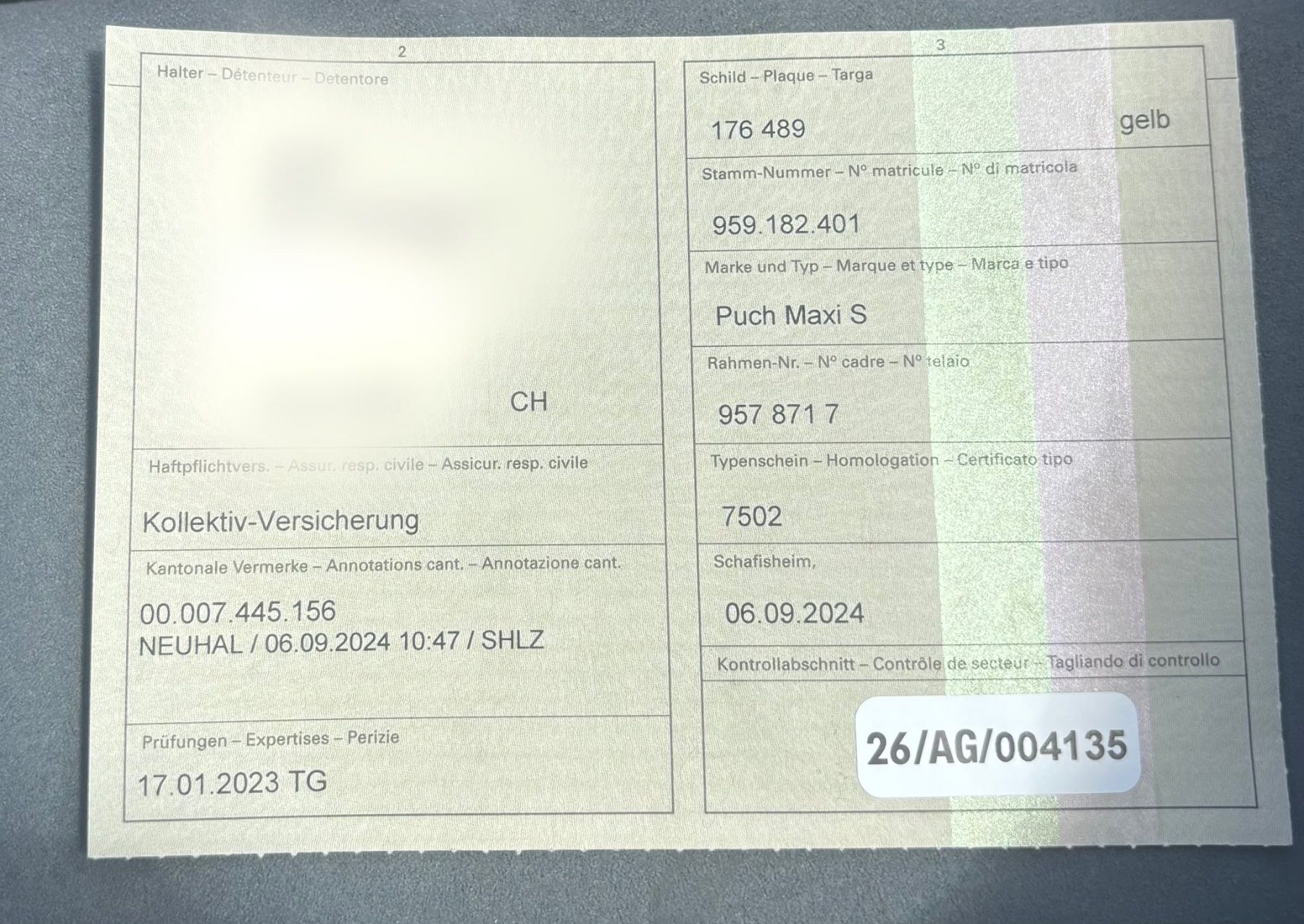 Puch Ciclomotori: PUCH Maxi S – Usato da Villmergen venduto da Edith03 6