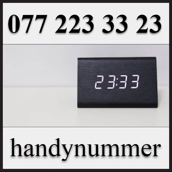 Carte prepagate: Handynummer, Telefonnummer, Natelnummer, 077 223 33 23 – Nuovo (secondo la descrizione) da Winterthur venduto da handynummerch